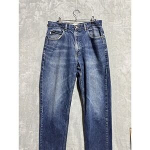 L.L. Bean Double L Jeans Relaxed‎ Fit Men's 33x32 Medium Wash Workwear Straight